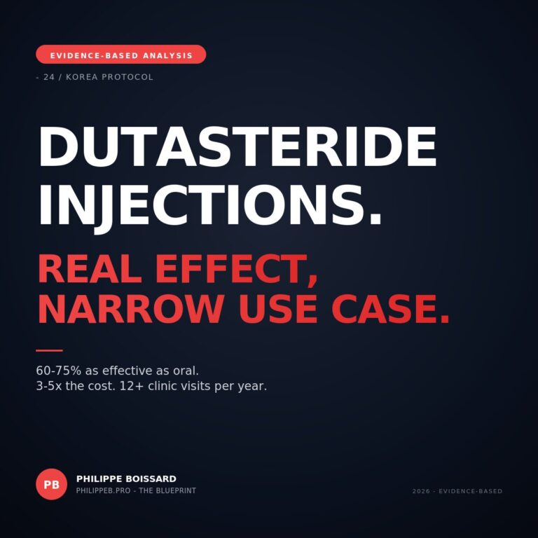 Dutasteride mesotherapy hero - real effect, narrow use case