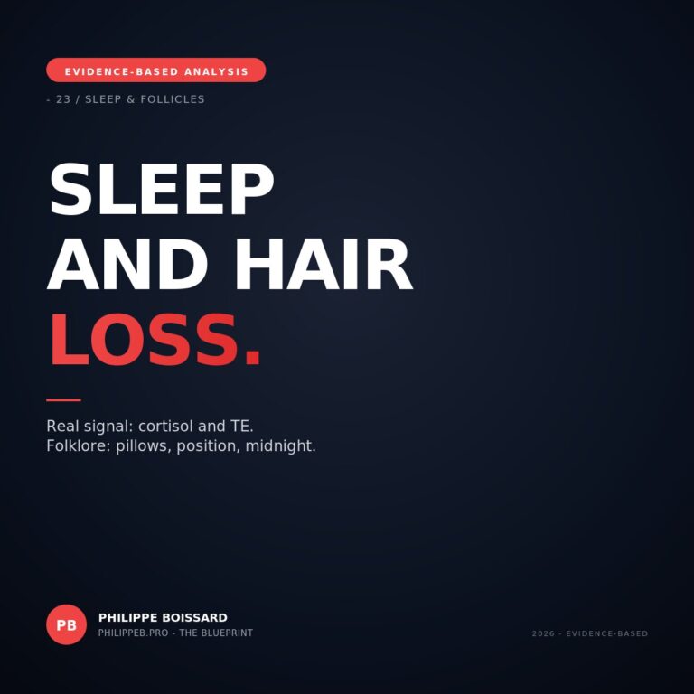 Sleep and hair loss hero - the honest read on what affects what
