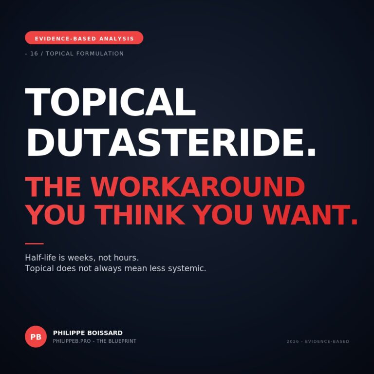 Topical dutasteride hero - the workaround you think you want