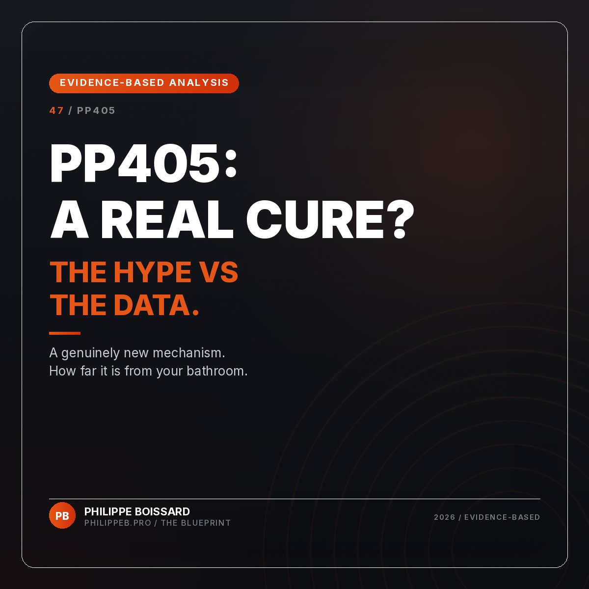 PP405: Is the Baldness Cure Real - evidence-based hair loss analysis by Philippe Boissard, philippeb.pro